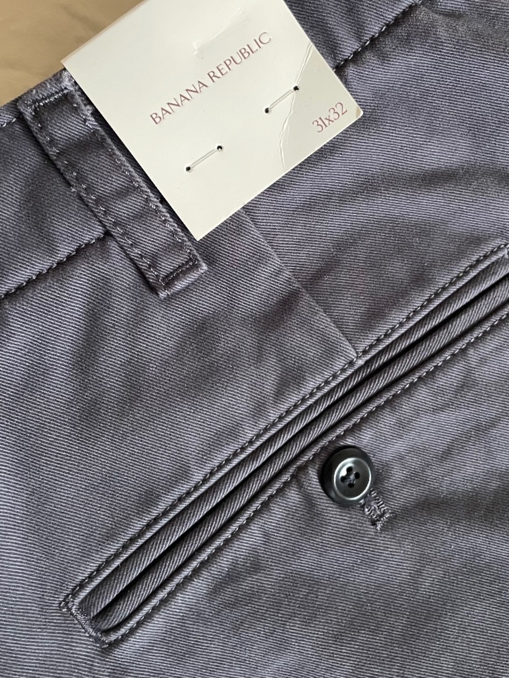 Banana Republic LOOSE PLEATED CHINO - M - 31x32